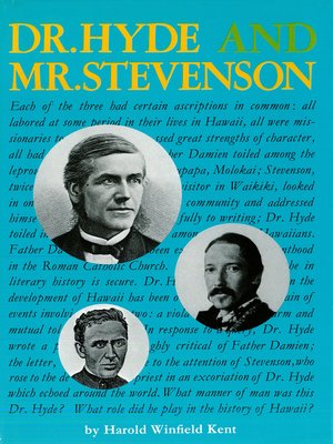 cover image of Dr. Hyde and Mr. Stevenson